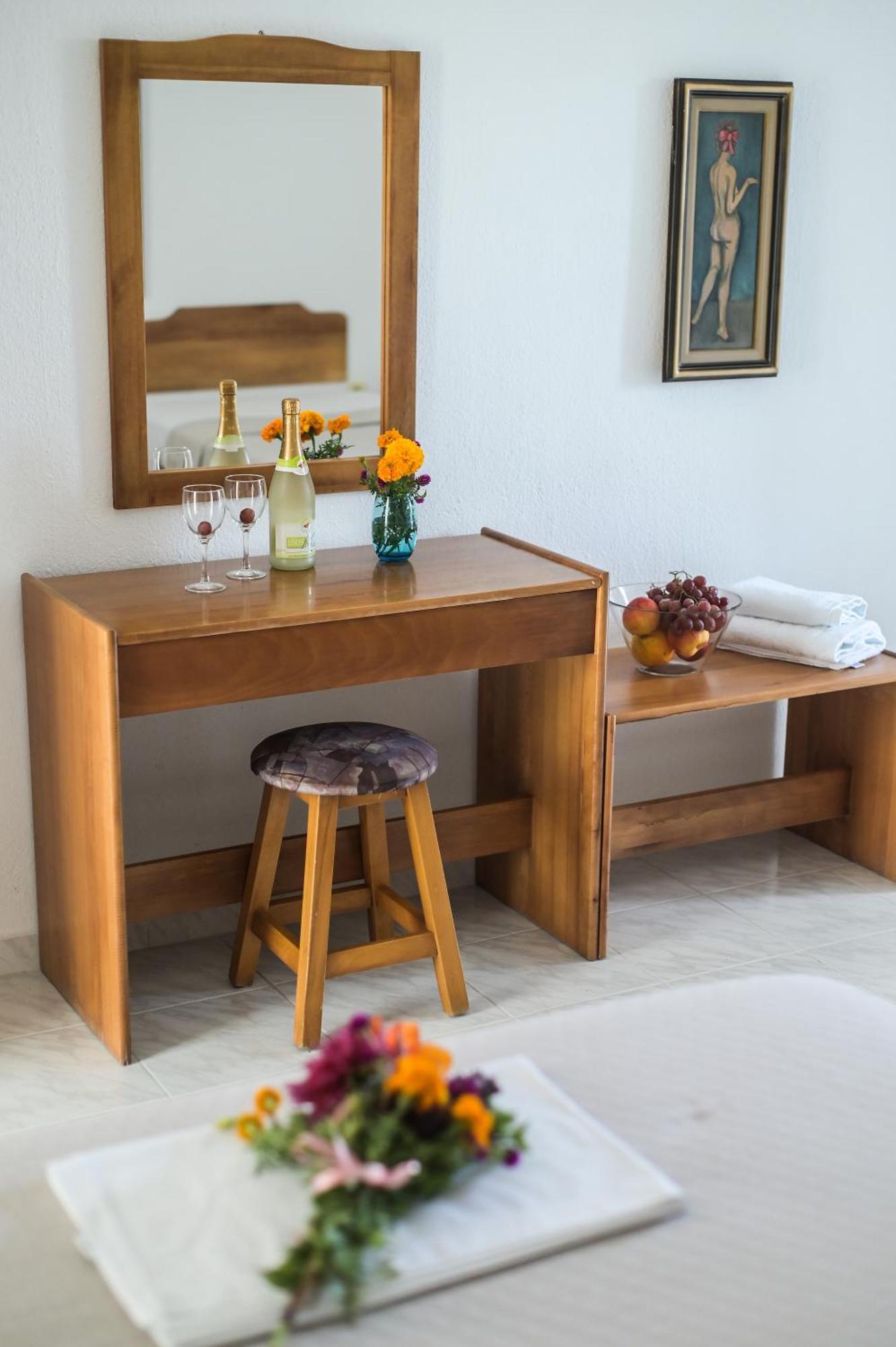 Estia Hotel Fourka Bagian luar foto